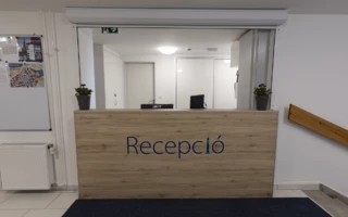 Recepció, közös helységek